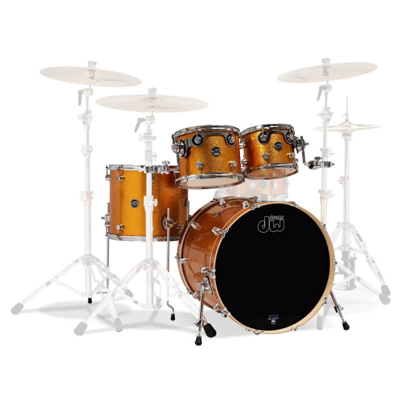 BUBANJ DW PERFORMANCE GOLD SPARKLE (22,10,12,16) SHELL SET