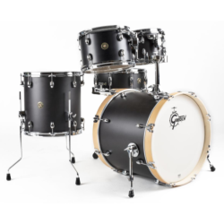 BUBANJ GRETSCH SHELL SET CATALINA MAPLE FUSION (20,10,12,14,14) SATIN BLACK