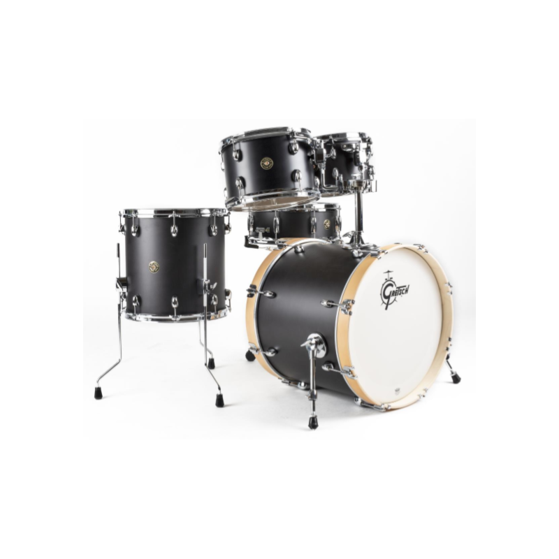 BUBANJ GRETSCH SHELL SET CATALINA MAPLE FUSION (20,10,12,14,14) SATIN BLACK