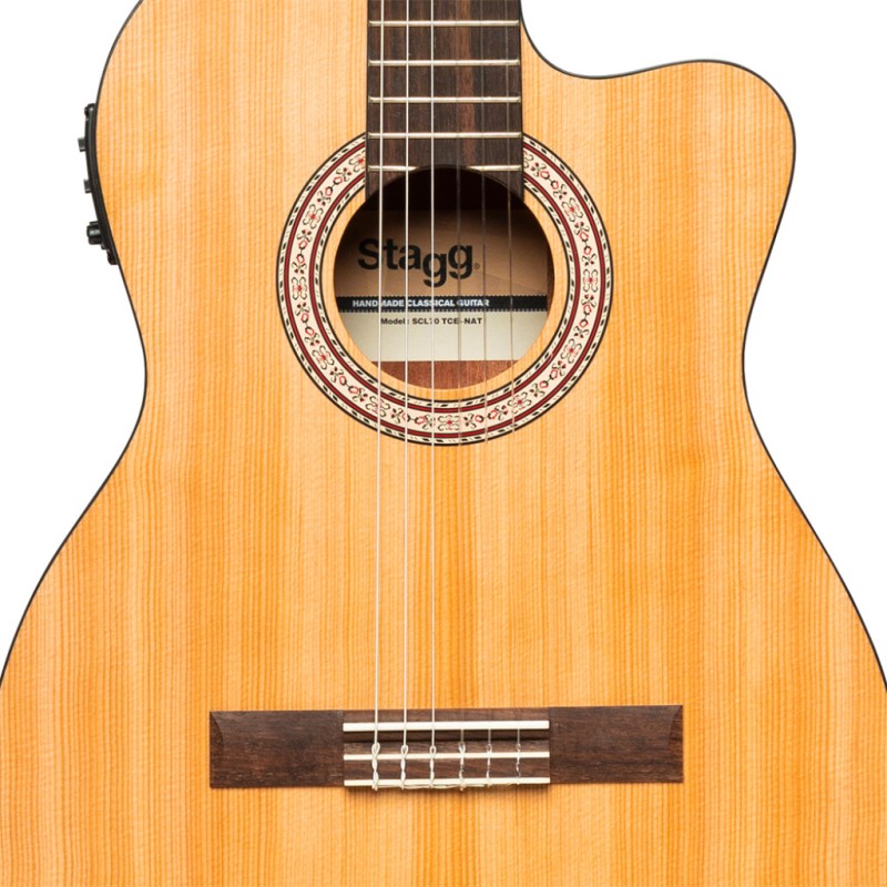 GITARA ELEKTRO-KLASIČNA STAGG SCL-70 TCE-NAT
