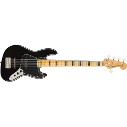 SQUIER CLASSIC VIBE 70s JAZZ BASS V MN BLK BAS GITARA