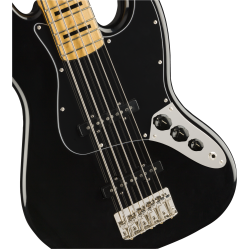 SQUIER CLASSIC VIBE 70s JAZZ BASS V MN BLK BAS GITARA
