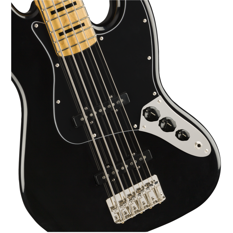 SQUIER CLASSIC VIBE 70s JAZZ BASS V MN BLK BAS GITARA