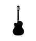 STAGG SCL-60 TCE-BLK GITARA ELEKTRO-KLASIČNA