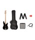 SQUIER AFFINITY PACK PJ-BASS MN BLK + RUMBLE 15 + NAVLAKA + PRIBOR BAS GITARA