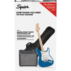 SQUIER AFFINITY PACK STRAT HSS MN LPB + FRONTMAN 15W + PRIBOR GITARA ELEKTRIČNA