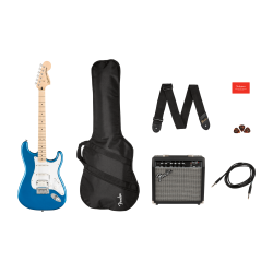 SQUIER AFFINITY PACK STRAT HSS MN LPB + FRONTMAN 15W + PRIBOR GITARA ELEKTRIČNA