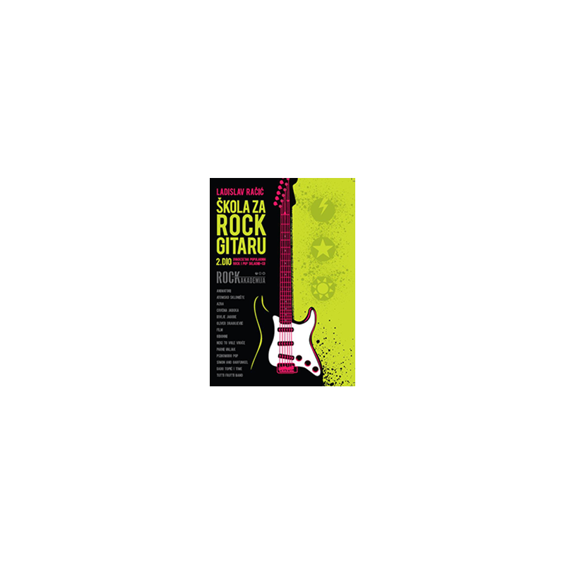 ŠKOLA ZA ROCK GITARU 2 KNJIGA + CD