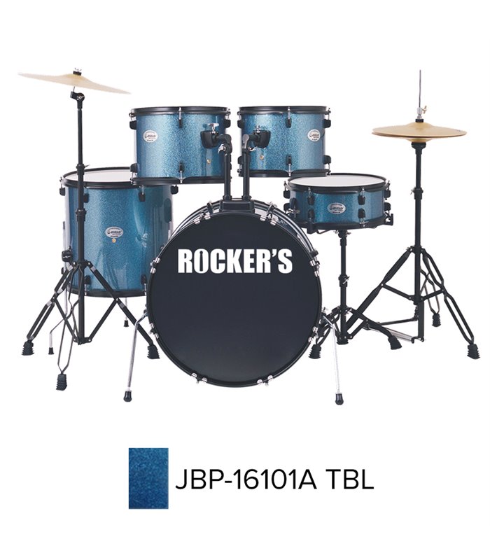 ROCKERS JBP-16101A (22, 10, 12, 16, 14) TBL + stolica i činele BUBANJ