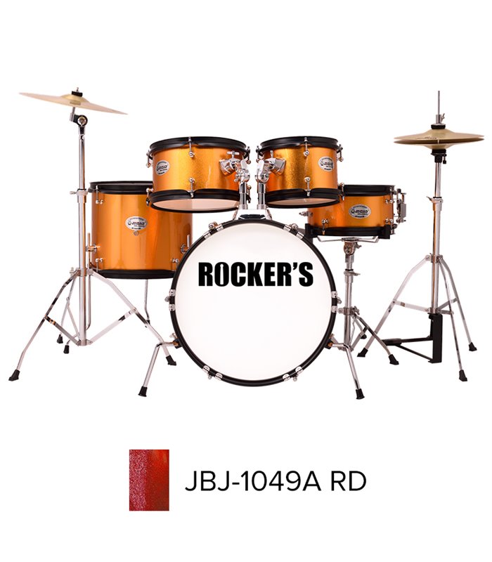 ROCKERS JBJ-1049A RD JUNIOR 5/16 + činele + stolica BUBANJ