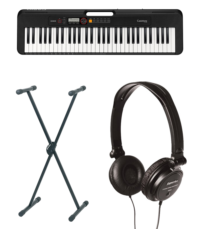 CASIO CT-S200BK s adapterom BUNDLE SET SYNTHESIZER