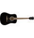 FENDER FA-125 DREADNOUGHT BLACK WN GITARA AKUSTIČNA