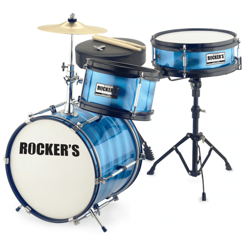 ROCKERS JUNIOR 3/12 BL + činele + stolica (12,8,8) BUBANJ