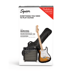 SQUIER SONIC STRAT 2TS PACK + FRONTMAN 10W + PRIBOR GITARA ELEKTRIČNA