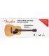 FENDER FA-125 DREADNOUGHT NAT WN PACK GITARA AKUSTIČNA