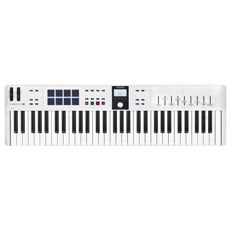 ARTURIA KEYLAB ESSENTIAL 61 MK3 WHITE MIDI KONTROLER
