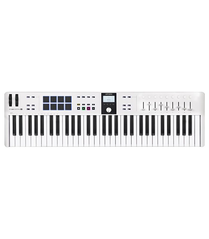ARTURIA KEYLAB ESSENTIAL 61 MK3 WHITE MIDI KONTROLER