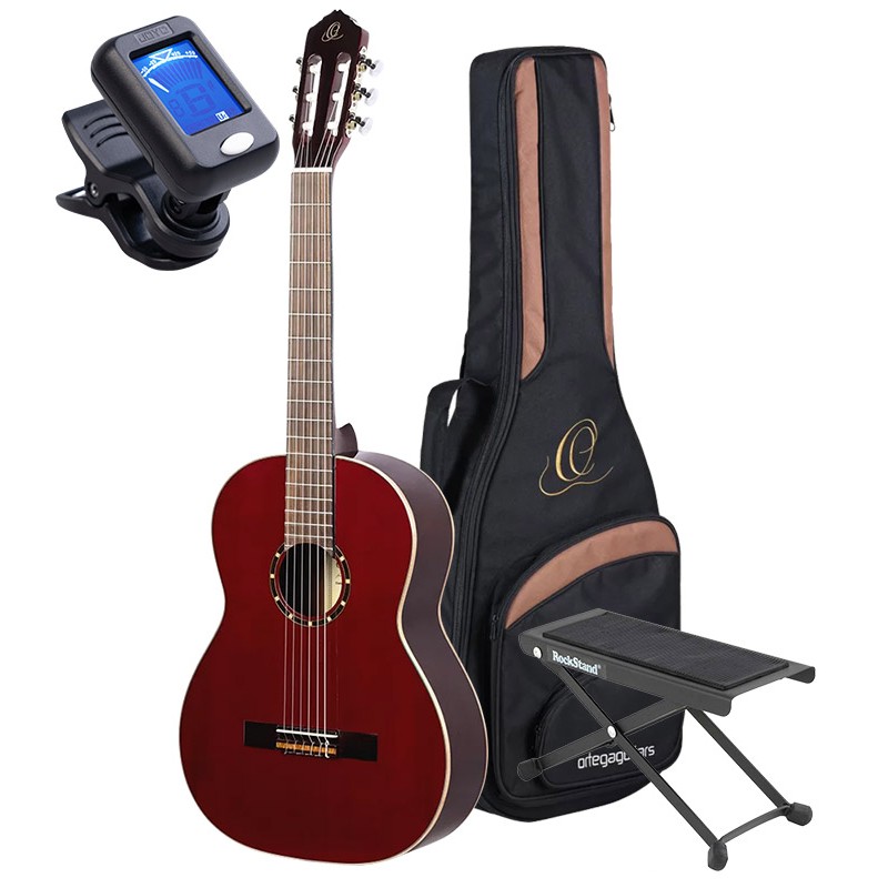 ORTEGA R121LWR WINE RED Bundle Set GITARA KLASIČNA