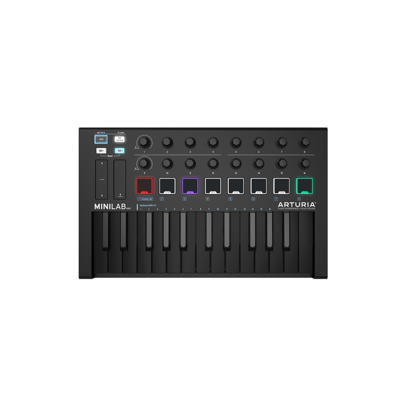 ARTURIA MINILAB 3 DEEP BLACK limited edition MIDI KONTROLER