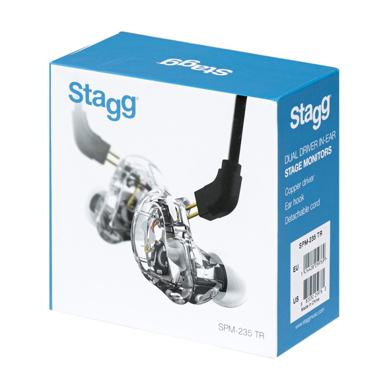 STAGG SPM-235 TR in-ear 2-drivera SLUŠALICE