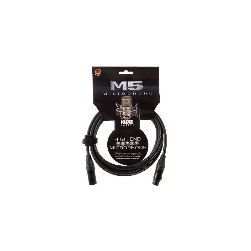 KLOTZ MIKROFONSKI M5FM10 10m KABEL
