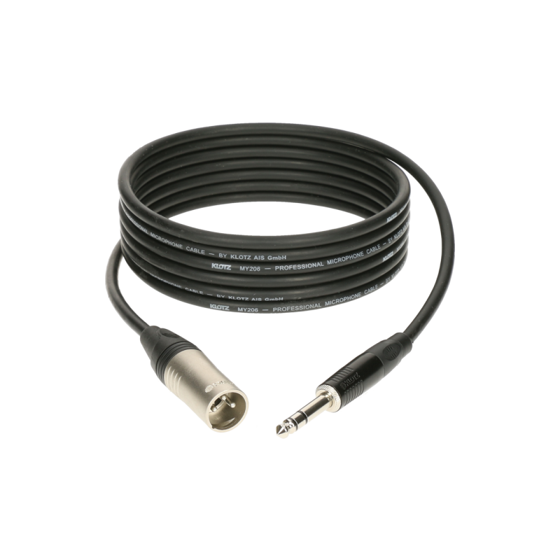 KLOTZ PATCH M1MS1K0100 3m XLR M - 6,3 stereo jack KABEL