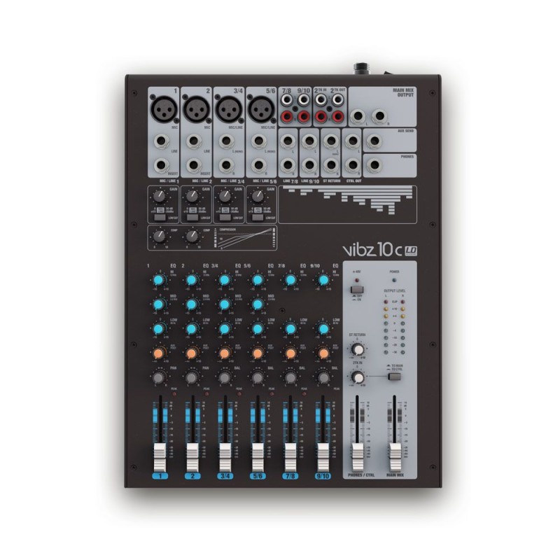 LD-SYSTEMS VIBZ 10 C 10 kanala s kompresorom MIKSER