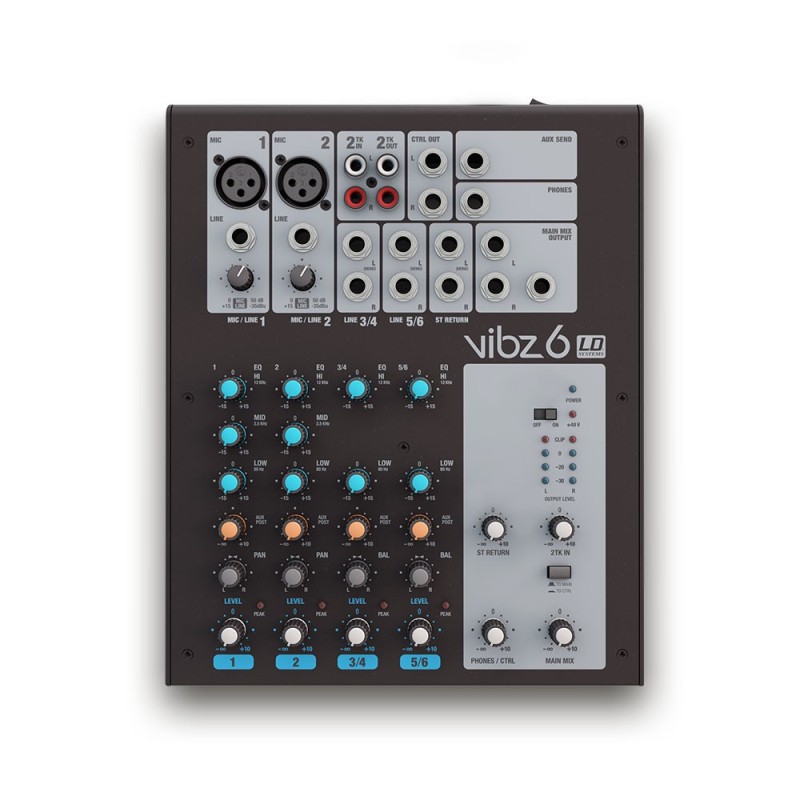 LD-SYSTEMS VIBZ 6 6 kanala MIKSER