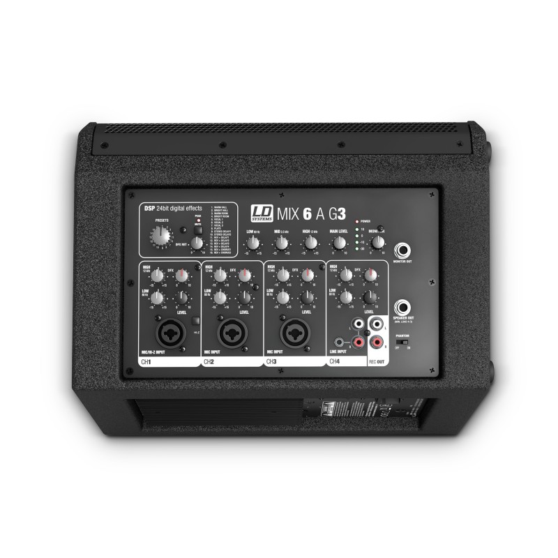 LD-SYSTEMS MIX 62 A G3 sa 4 kanalnim mixerom ZVUČNA KUTIJA