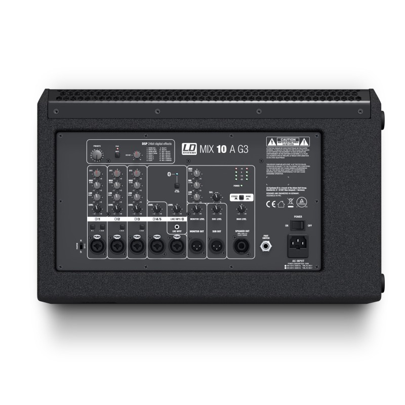 LD-SYSTEMS MIX 10 A G3 sa 7 kanalnim mixerom ZVUČNA KUTIJA