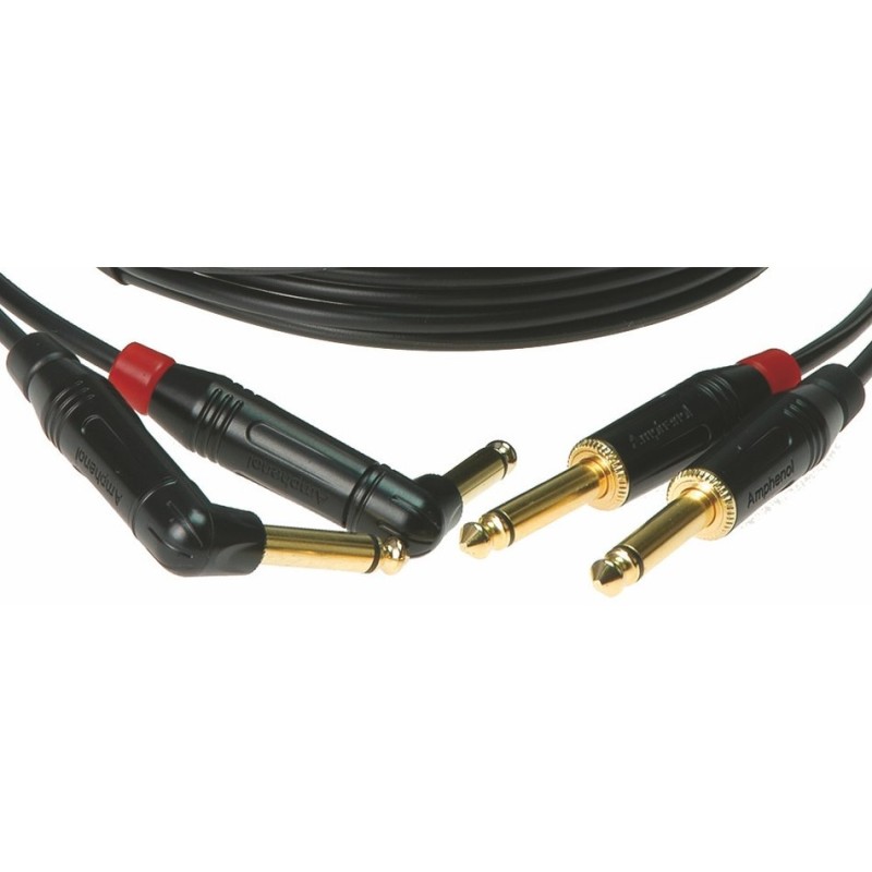 KLOTZ PATCH KMPR0600 2x jack - 2x jack kutni 6m KABEL
