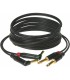 KLOTZ PATCH KMPR0600 2x jack - 2x jack kutni 6m KABEL