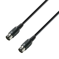 ADAM HALL MIDI K3MIDI0150BLK 1.5m KABEL