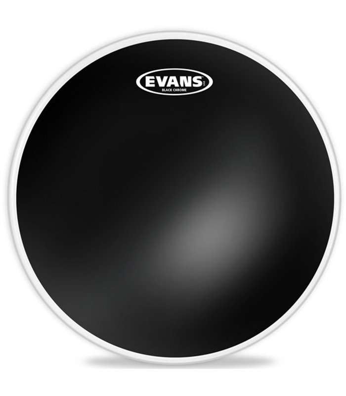 EVANS TT08CHR 8" BLACK CHROME CLEAR PLASTIKA