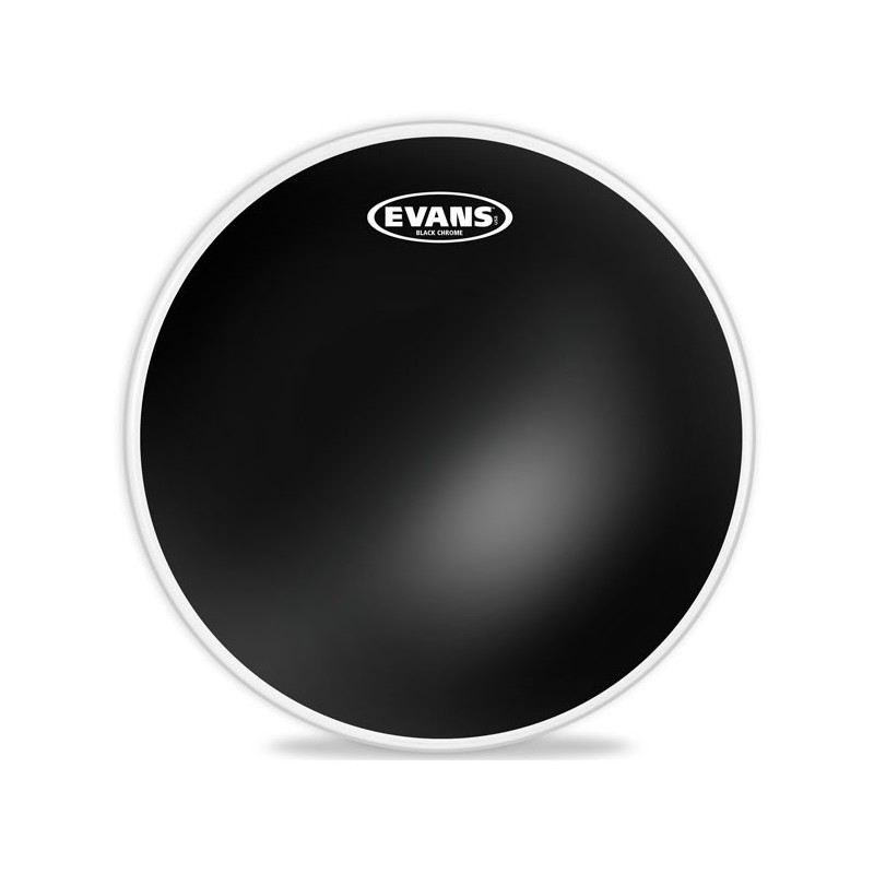 EVANS TT14CHR 14" BLACK CHROME CLEAR PLASTIKA