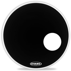 EVANS BD18RB EQ3 18" RES BLK PLASTIKA