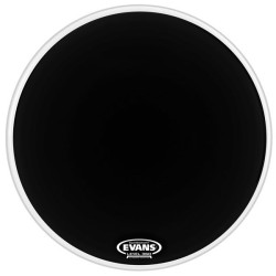 EVANS BD22RB-NP EQ3 22" RES BLK NO PORT PLASTIKA