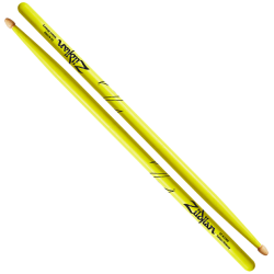 ZILDJIAN 5A ACORN NEON YELLOW PALICE