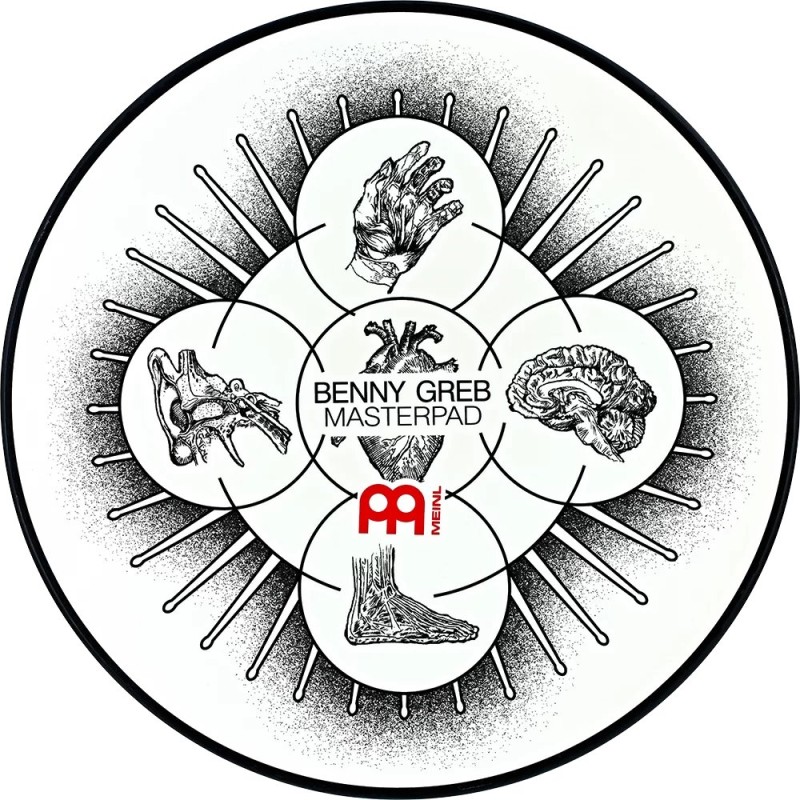 MEINL BENNY GREB MASTERPAD 12" PAD VJEŽBOVNI