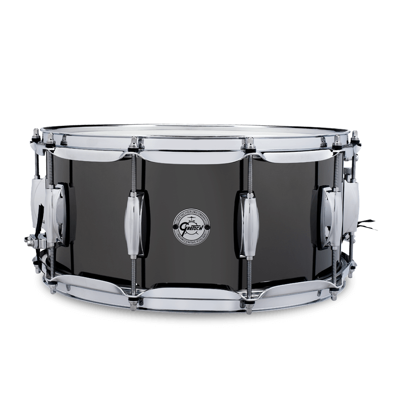 GRETSCH S1-6514-BNS black chrome over steel SNARE
