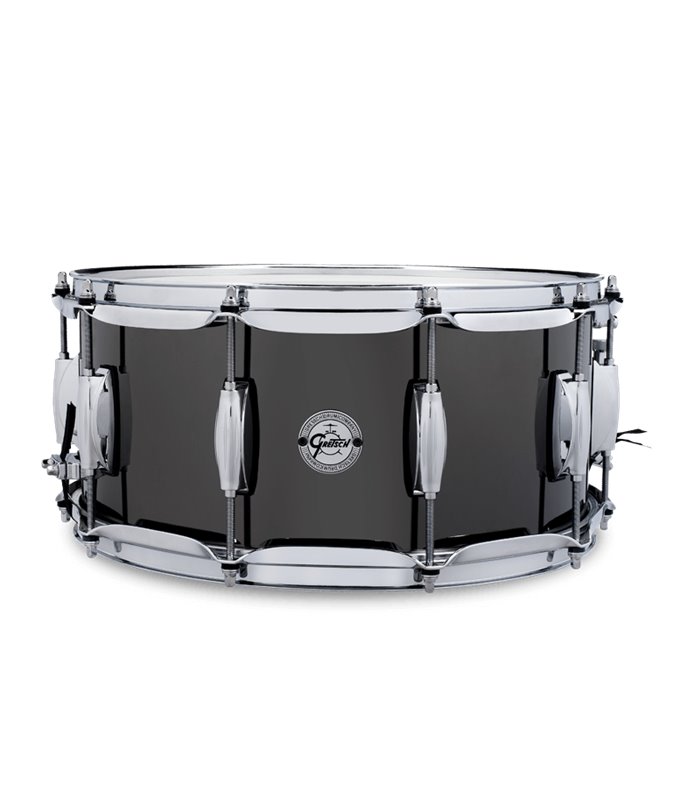 GRETSCH S1-6514-BNS black chrome over steel SNARE