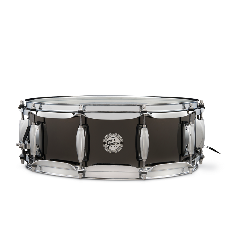 GRETSCH BLACK NICKEL OVER STEEL 14X5" SNARE
