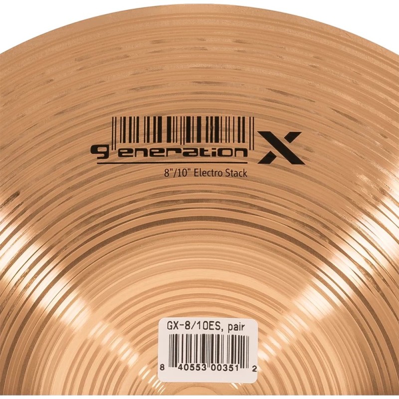 MEINL GENERATION-X 8"/10" ELECTRO STACK ČINELE