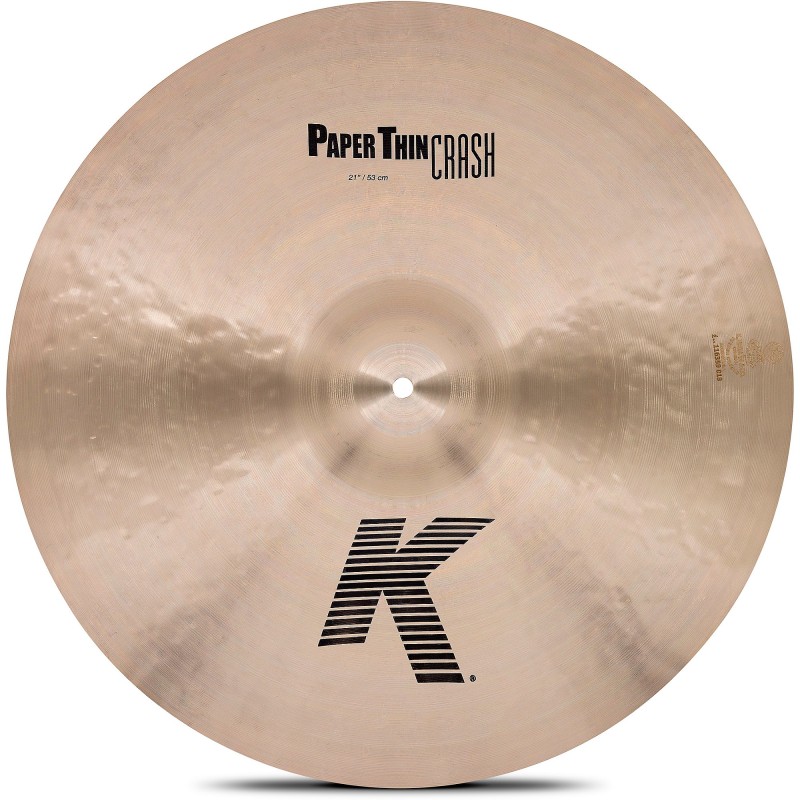 ZILDJIAN K DARK CRASH PAPER THIN 21" ČINELA