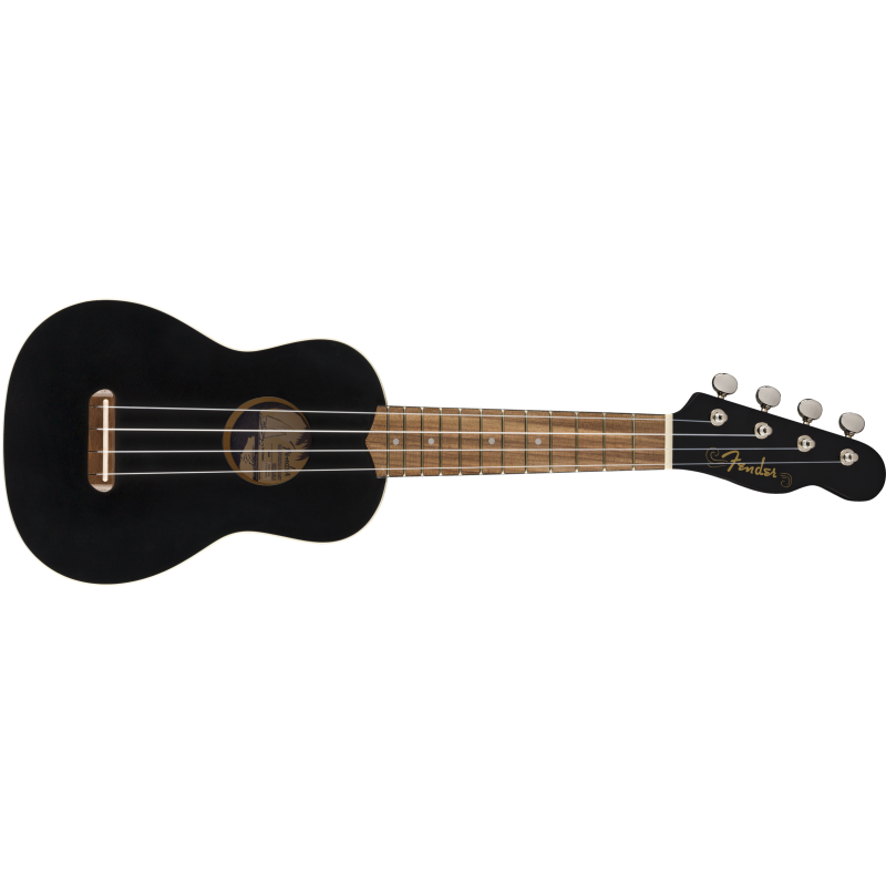 FENDER VENICE SOPRANO BLK WN UKULELE