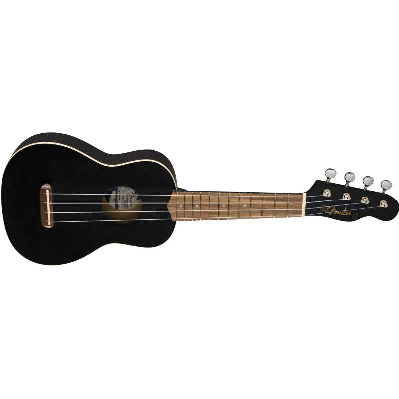 FENDER VENICE SOPRANO BLK WN UKULELE