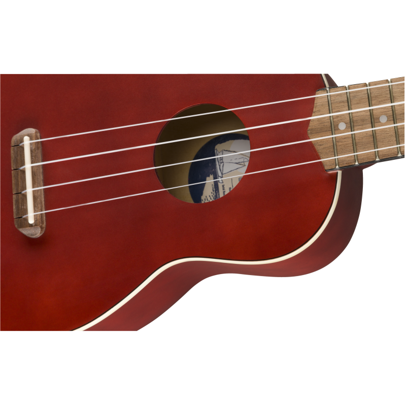 FENDER VENICE SOPRANO CHERRY WN UKULELE