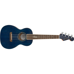 FENDER DHANI HARRISON SPHR BLUE UKULELE