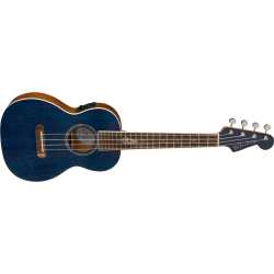 FENDER DHANI HARRISON SPHR BLUE UKULELE