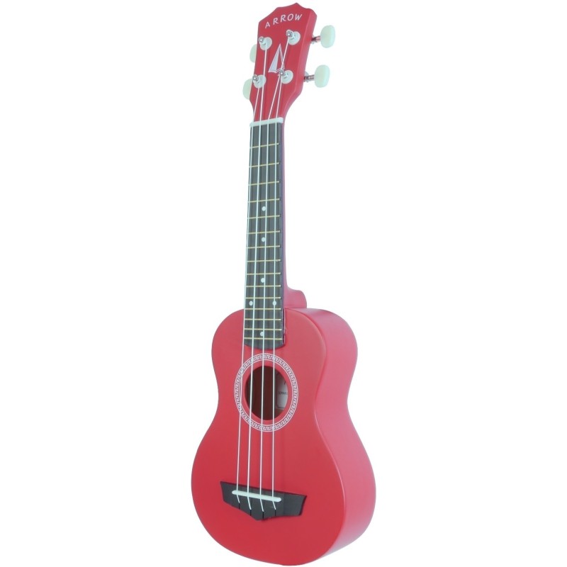 ARROW PB10 SOPRANO RED UKULELE